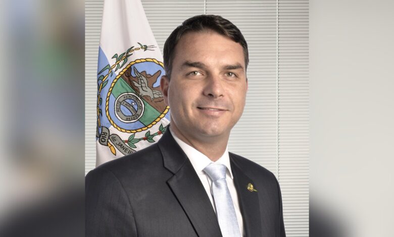 Portrait officiel de Flavio Bolsonaro en février 2019