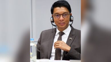 Andry Rajoelina à Bruxelles le 16 février 2022