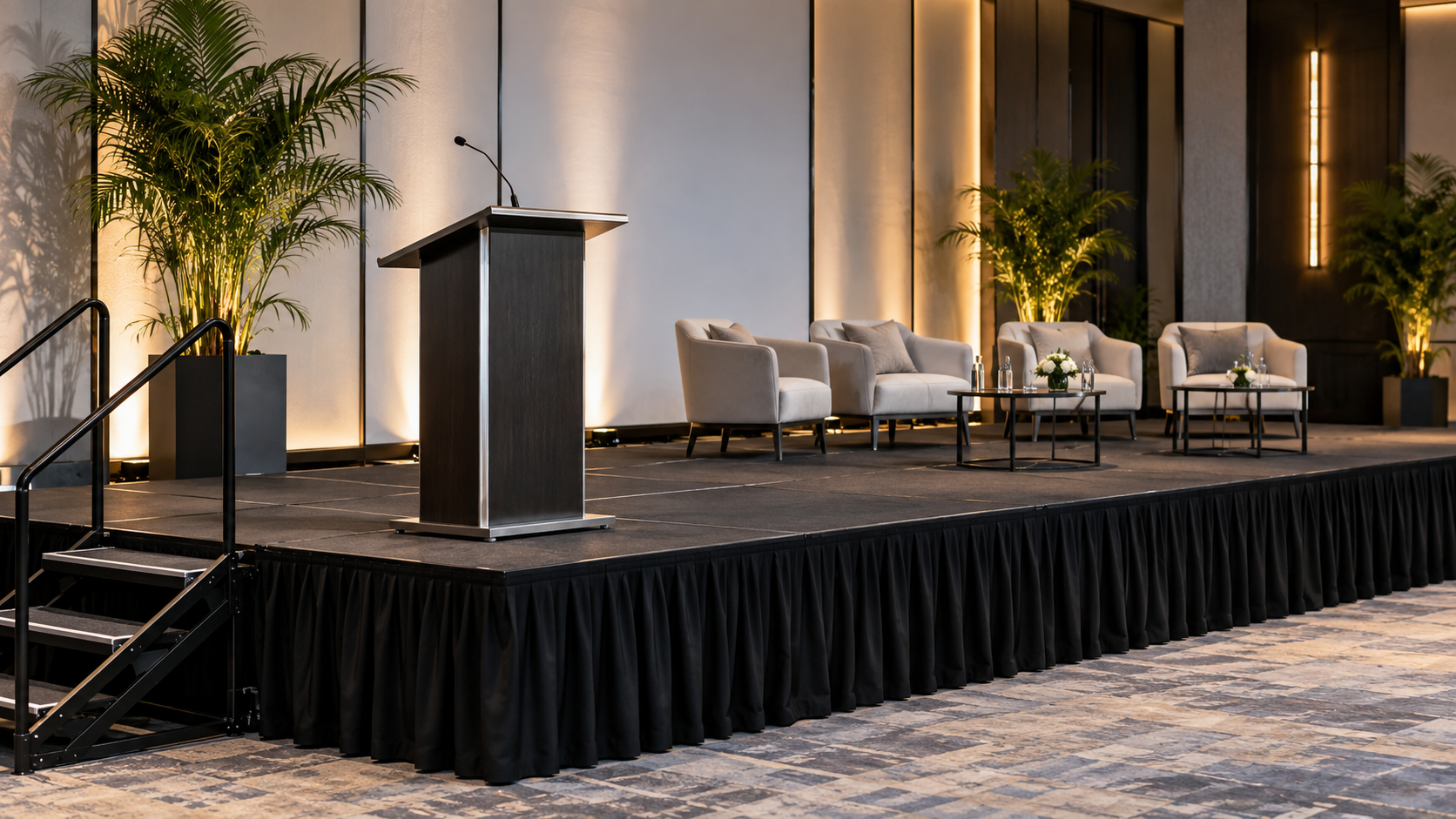 Pourquoi opter pour une location de podium professionnelle ?
