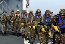 Militaires de la marine algérienne lors d’un exercice en 2007